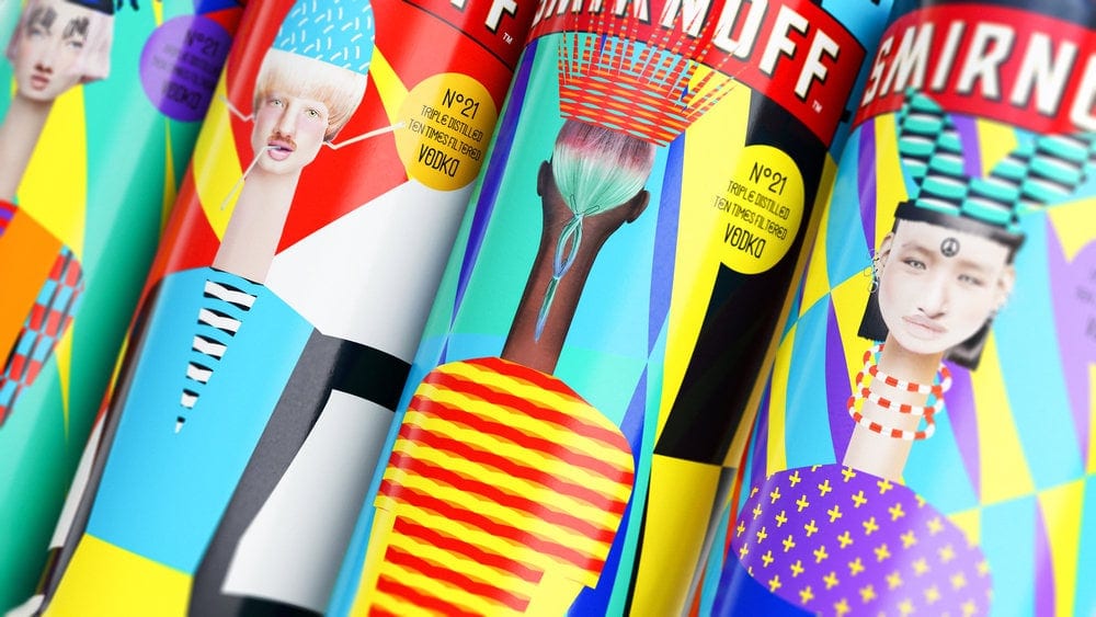 An Explorative Packaging Design and Print Collaboration with HP and Smirnoff