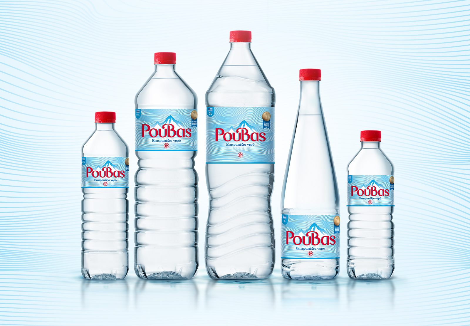 Brand Identity and Packaging Design for Table Water from Crete, Greece
