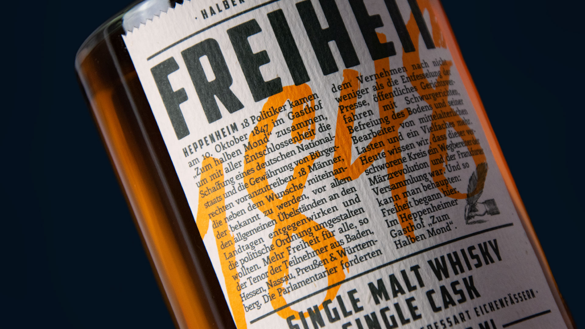 Naming, Branding and Packaging Design for a German Single Malt Whiskey