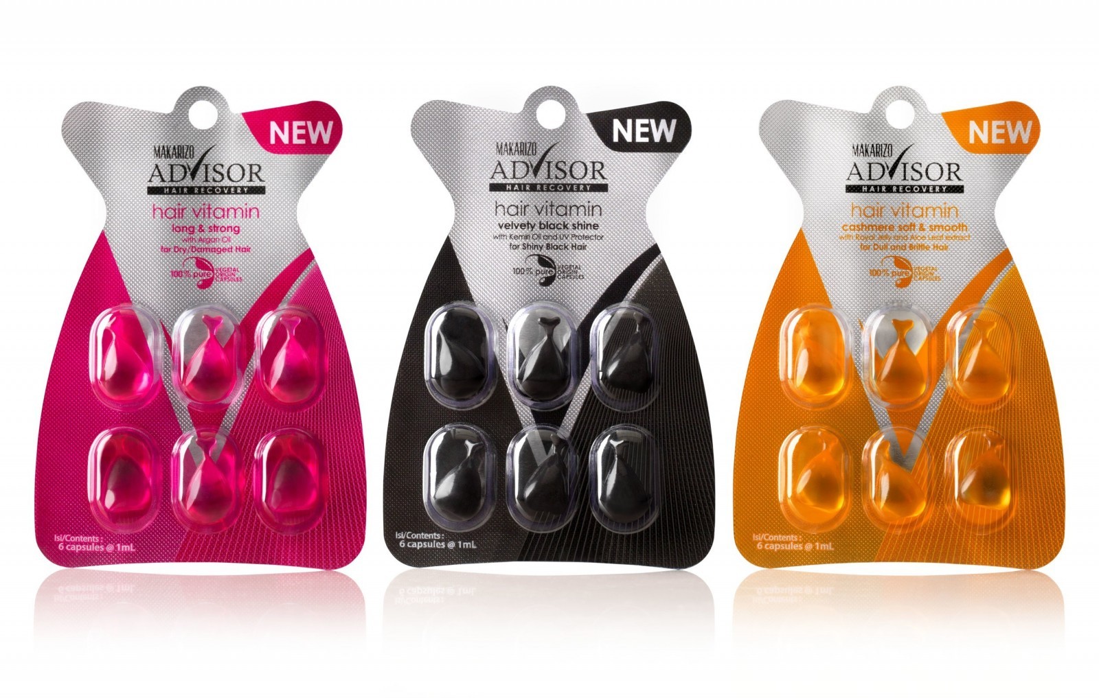 Makarizo In-House Brand & Packaging Design – Makarizo Advisor Hair Vitamin Capsule