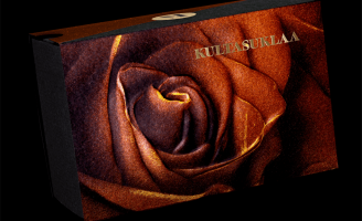 Kultasuklaa Rose Chocolate Packaging, a New Way of Printing Packages with Pigment Colors