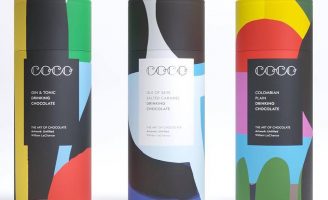 COCO Drinking Chocolate Tubes Packaging Design