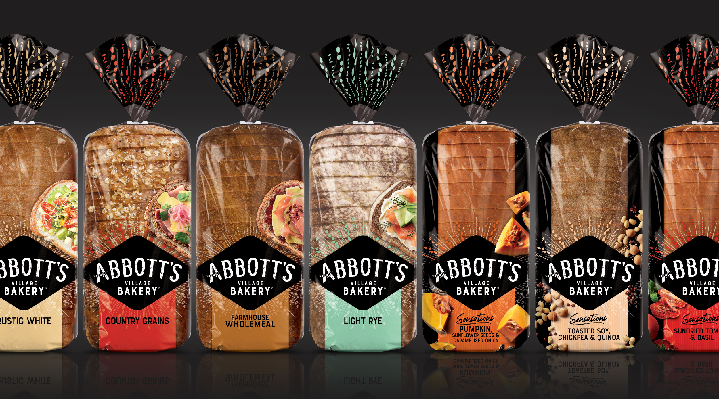 Abbott’s Village Bakery Redesign for Premium Supermarket Category, Australia