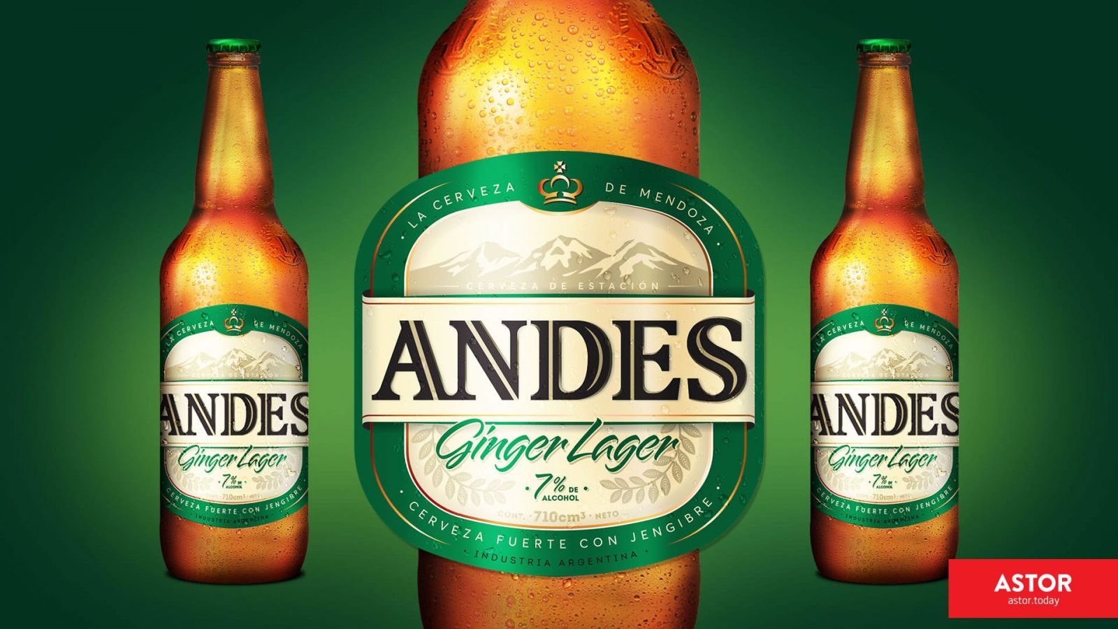 Andes Ginger Lager Beer, The Hops Road