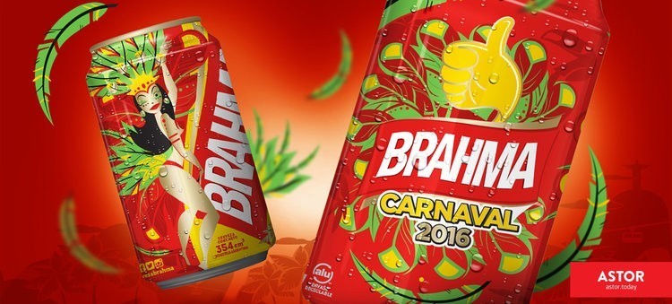 ASTOR Branding – Brahma / Carnaval Edition