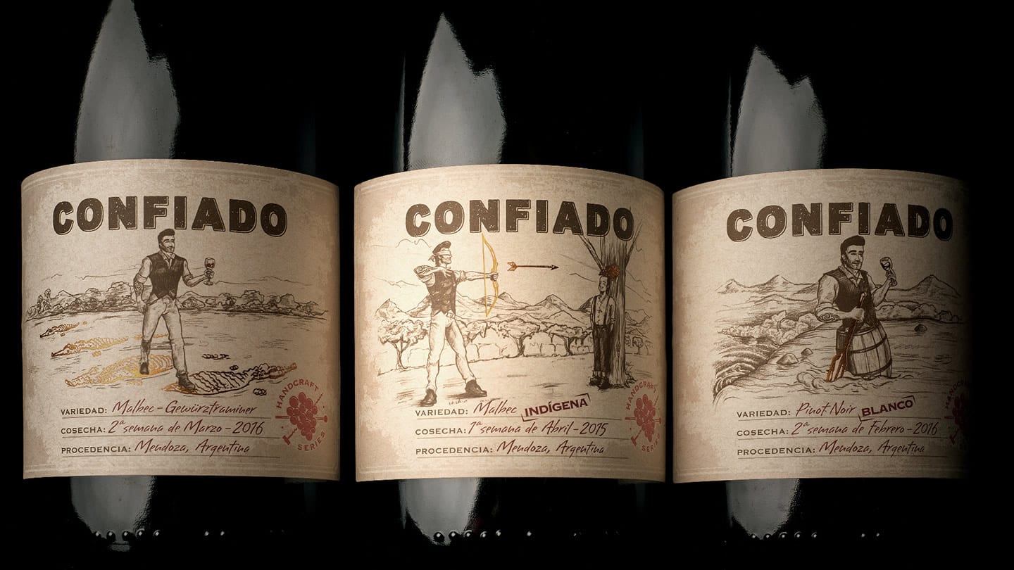 Confiado Wine Packaging Design