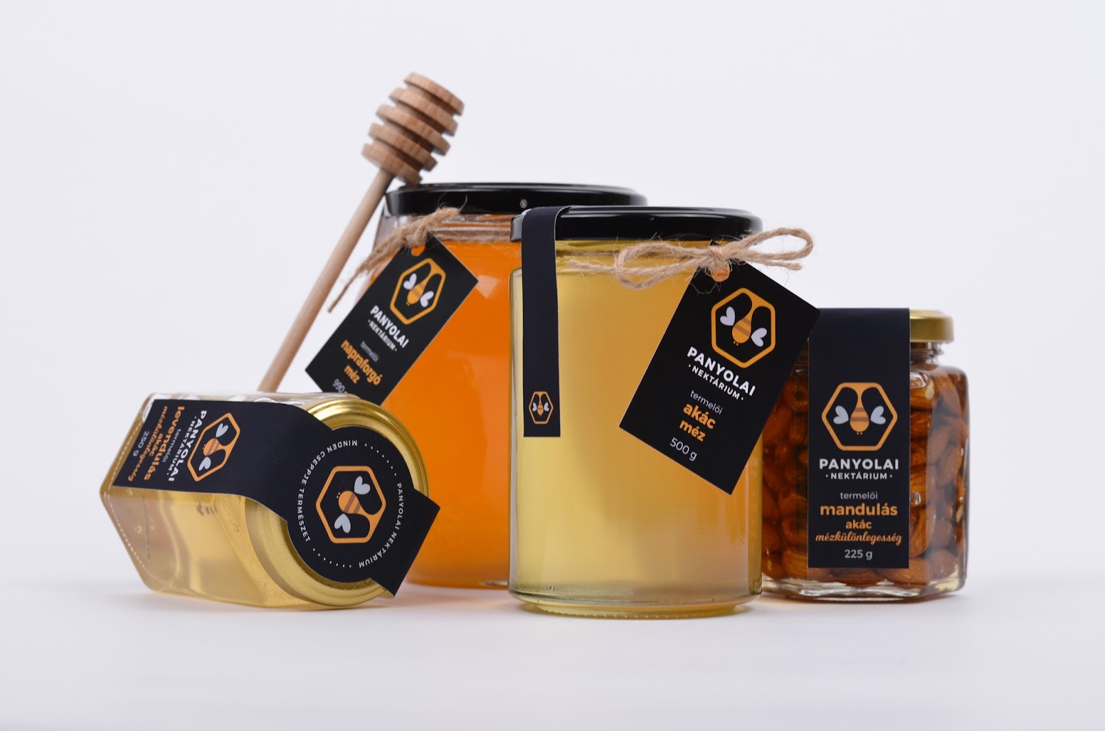 Branding and Packaging Design for Honey form a Small Friendly Village in Hungary