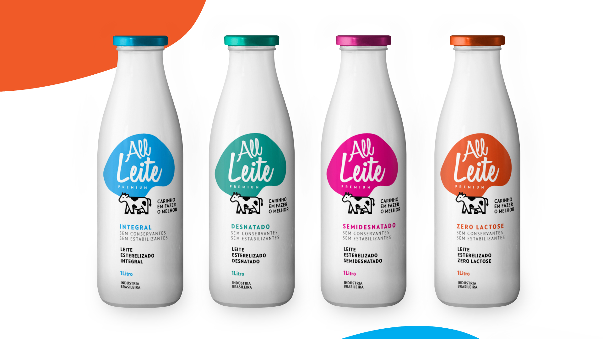 New Brand and Packaging Design for Milk Helps the Positioning in a Premium Category