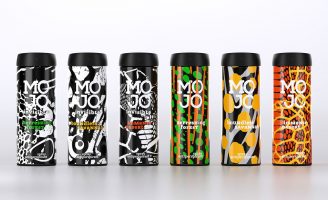 MOJO Packaging Design Set of Antiperspirants for Young Men