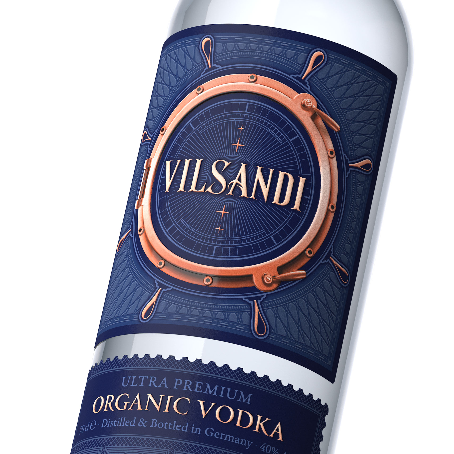 Brand Creation for German Organic Vodka Inspired by the Sea