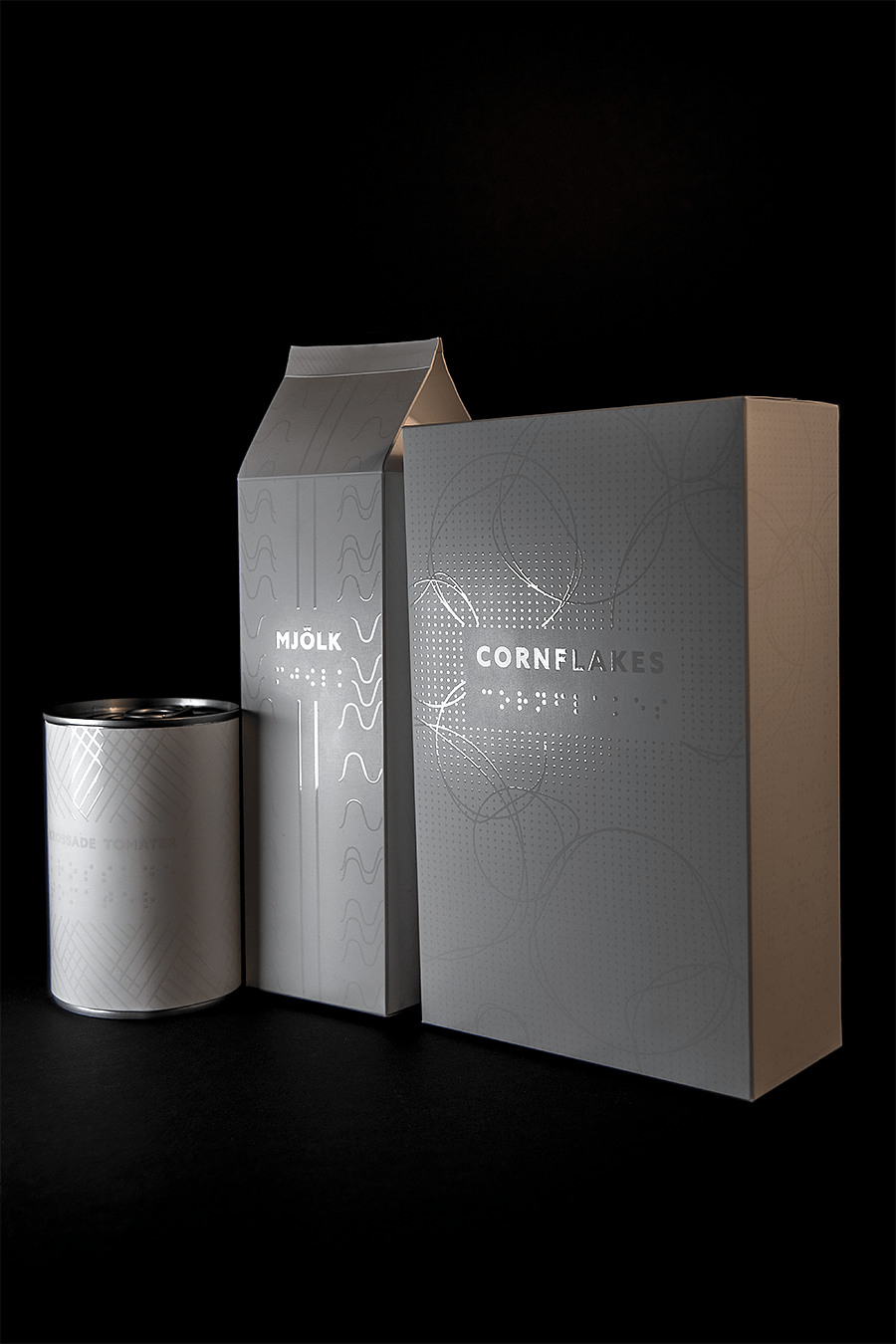 Alexandra Burling – Color me blind Packaging design for the sightless (Student)