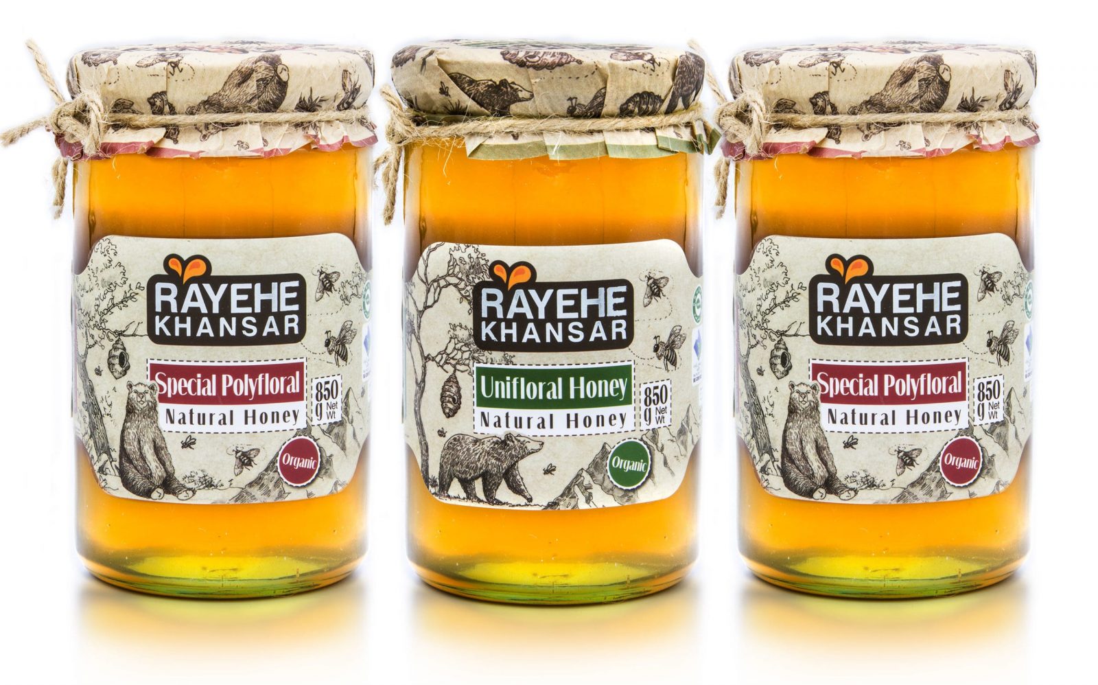 Khansar Organic Special Honey  Packing