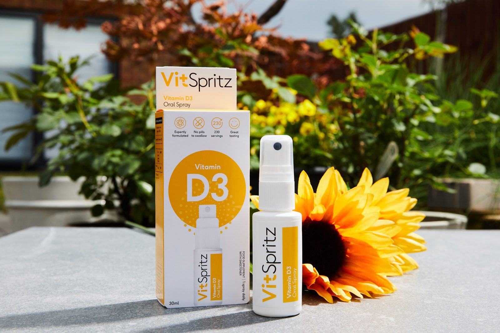 Branding, Packaging Design and Promotional Imagery for VitSpritz a New Vitamin Brand