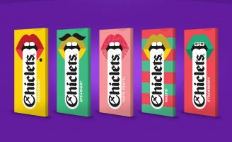 Chiclets show their Humorous Side Through Younger Targeting and more Vibrant Packaging Design