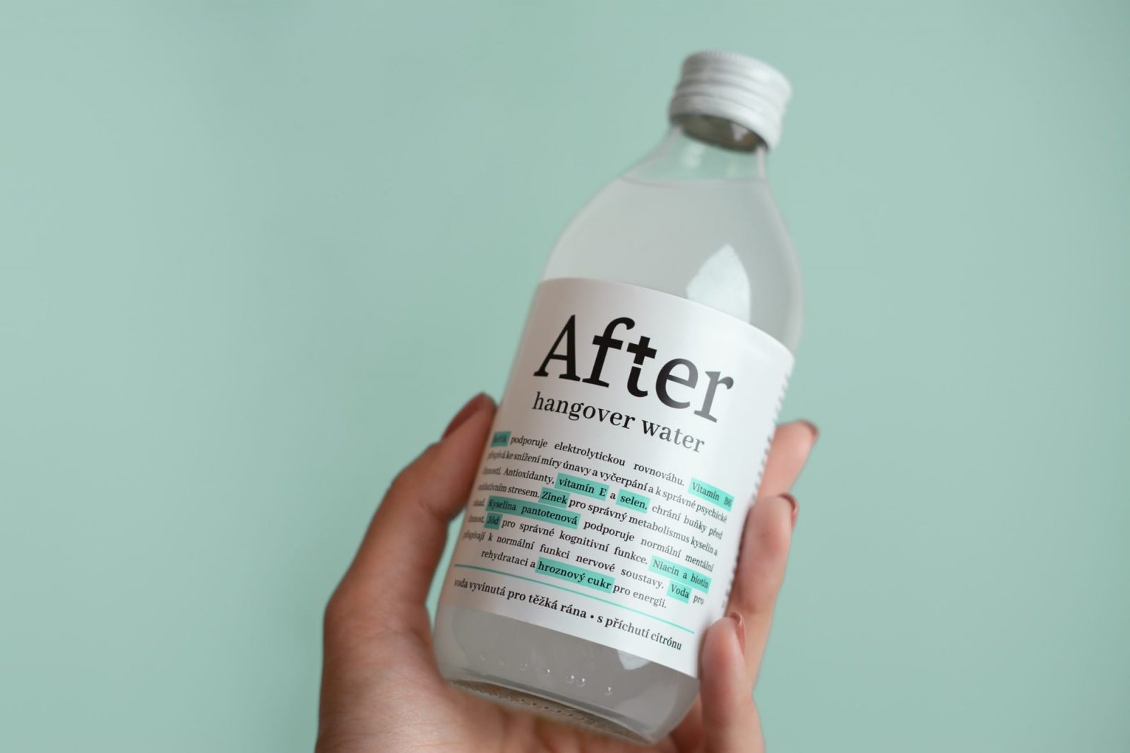 After Hangover Water Branding and Packaging Design