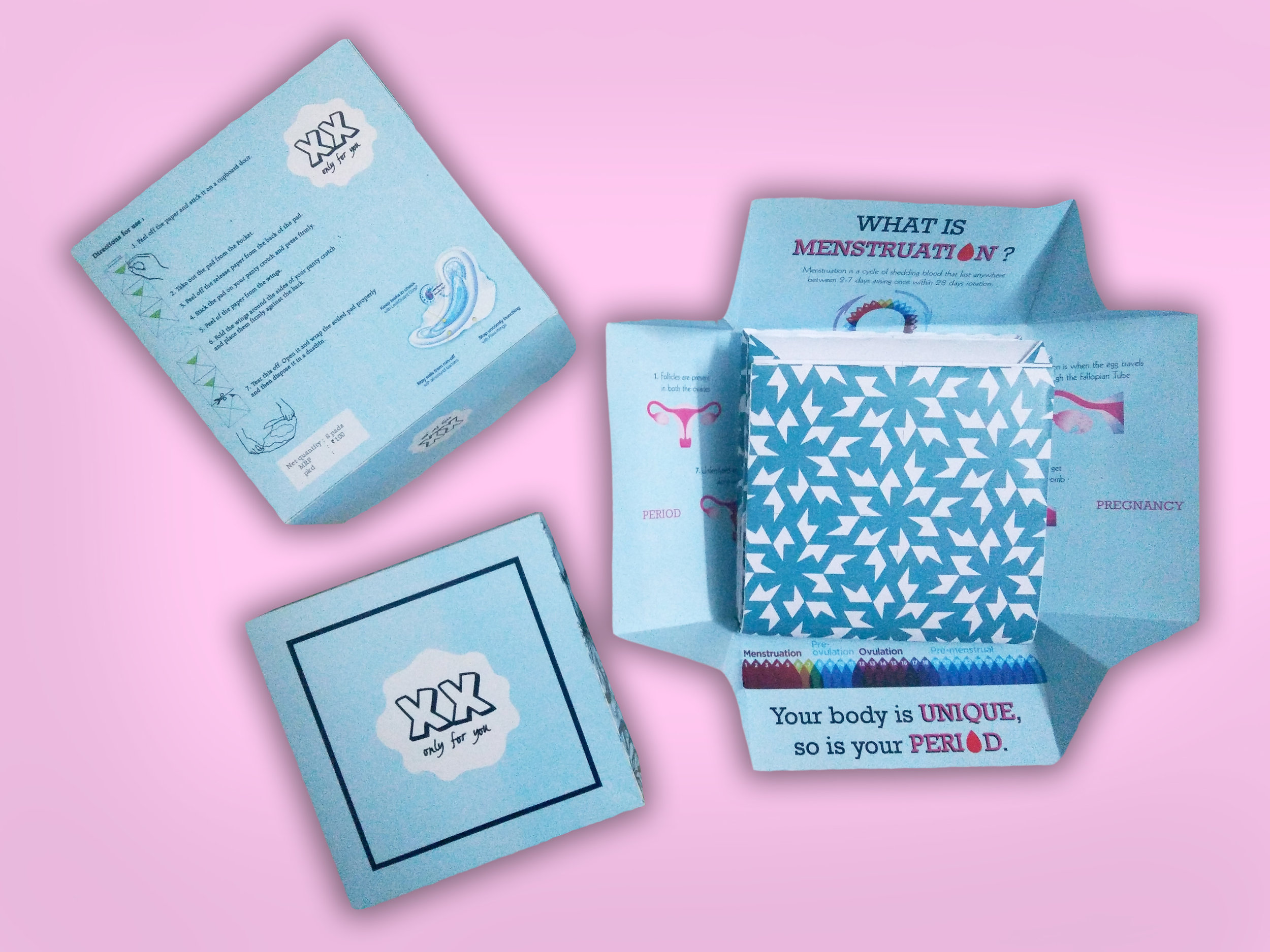 Sanitary Hygiene Products and Packaging Design from India