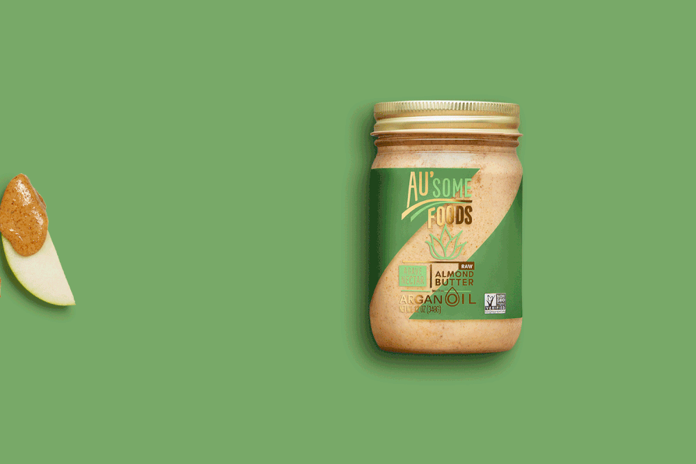 Au'some Food Almond Butter Packaging Design World Brand Design Society