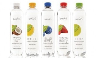 Aurora Design – Sanavi organic-flavored sparkling spring water