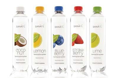 Aurora Design – Sanavi organic-flavored sparkling spring water