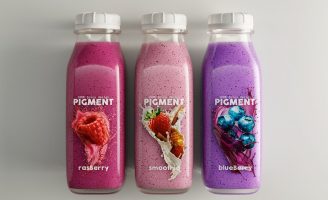 Pigment-Ality a Juicy Fruits Mix Label Design From Greece