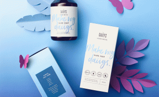 Corporate Identity and Packaging Concept for New Danish Cosmetics Brand