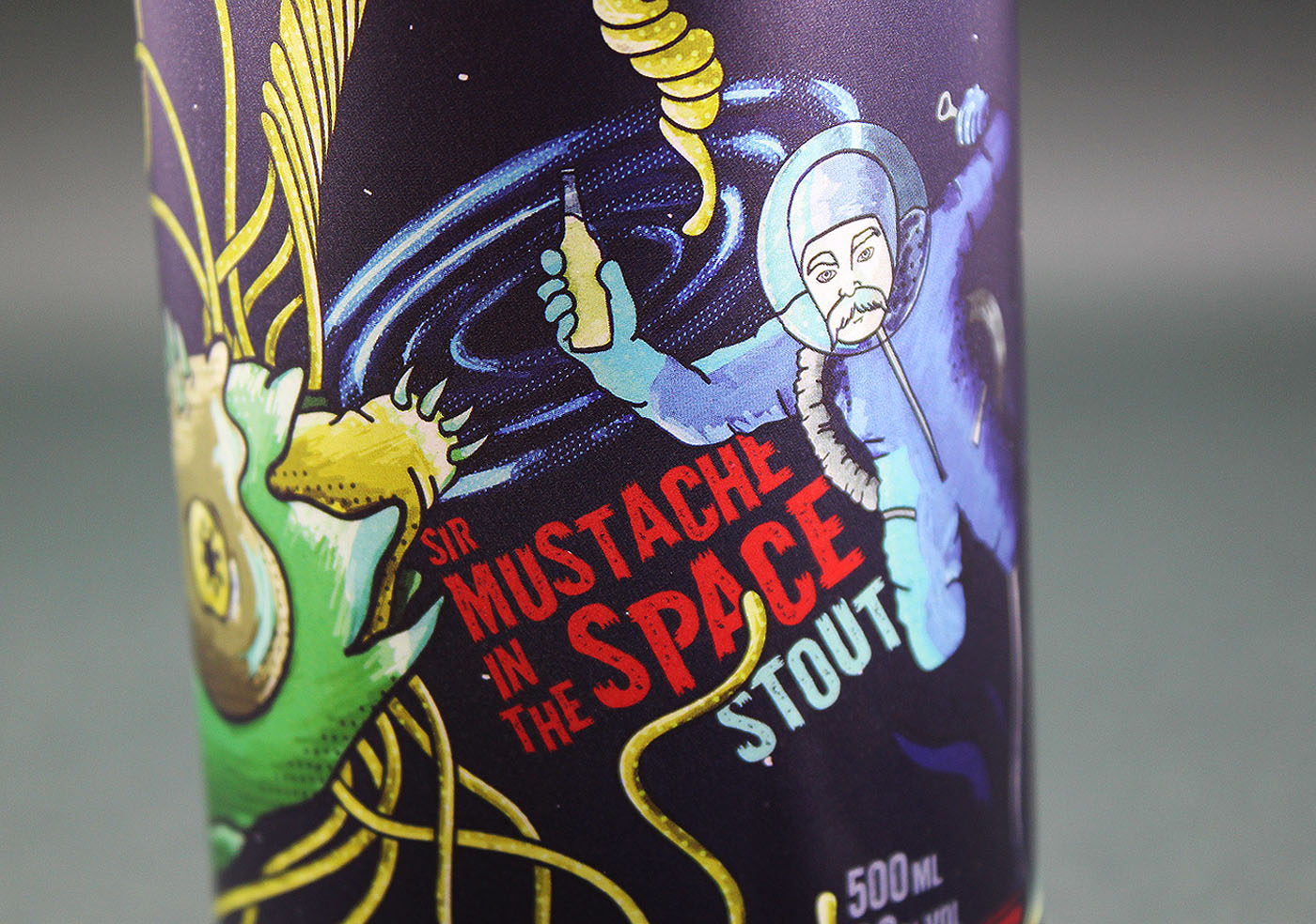 Brazilian Beer Brand and Label with Big Personality