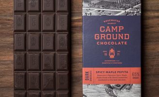 Hand-Made Chocolate Bar and Packaging Design Crafted for American Confectionary Brand