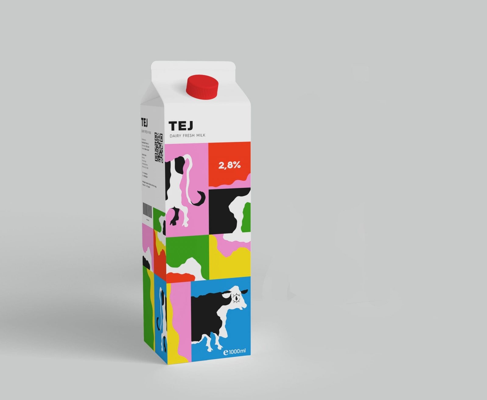 Fictive Milk Packaging Design