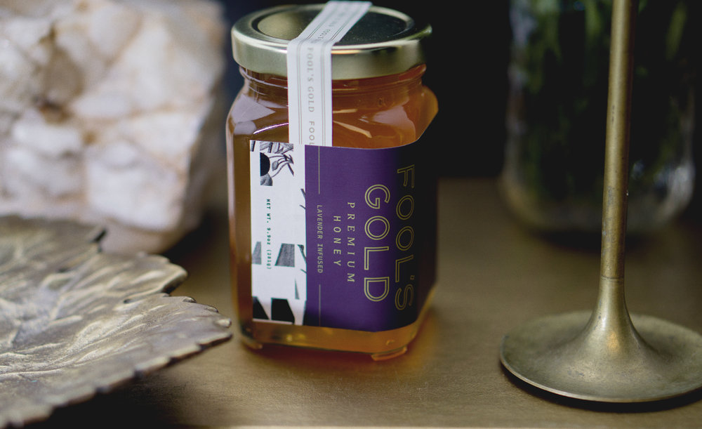 Branding and Packaging Design for Fool's Gold Honey World Brand