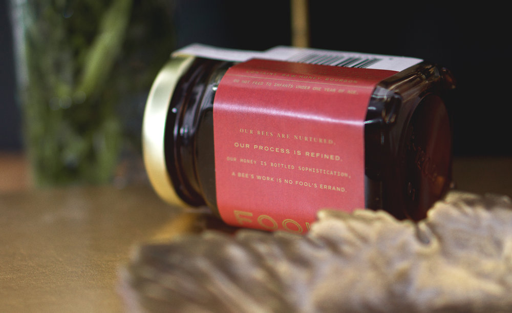 Branding and Packaging Design for Fool's Gold Honey World Brand