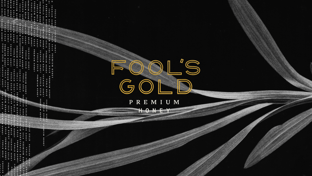 Branding and Packaging Design for Fool's Gold Honey World Brand