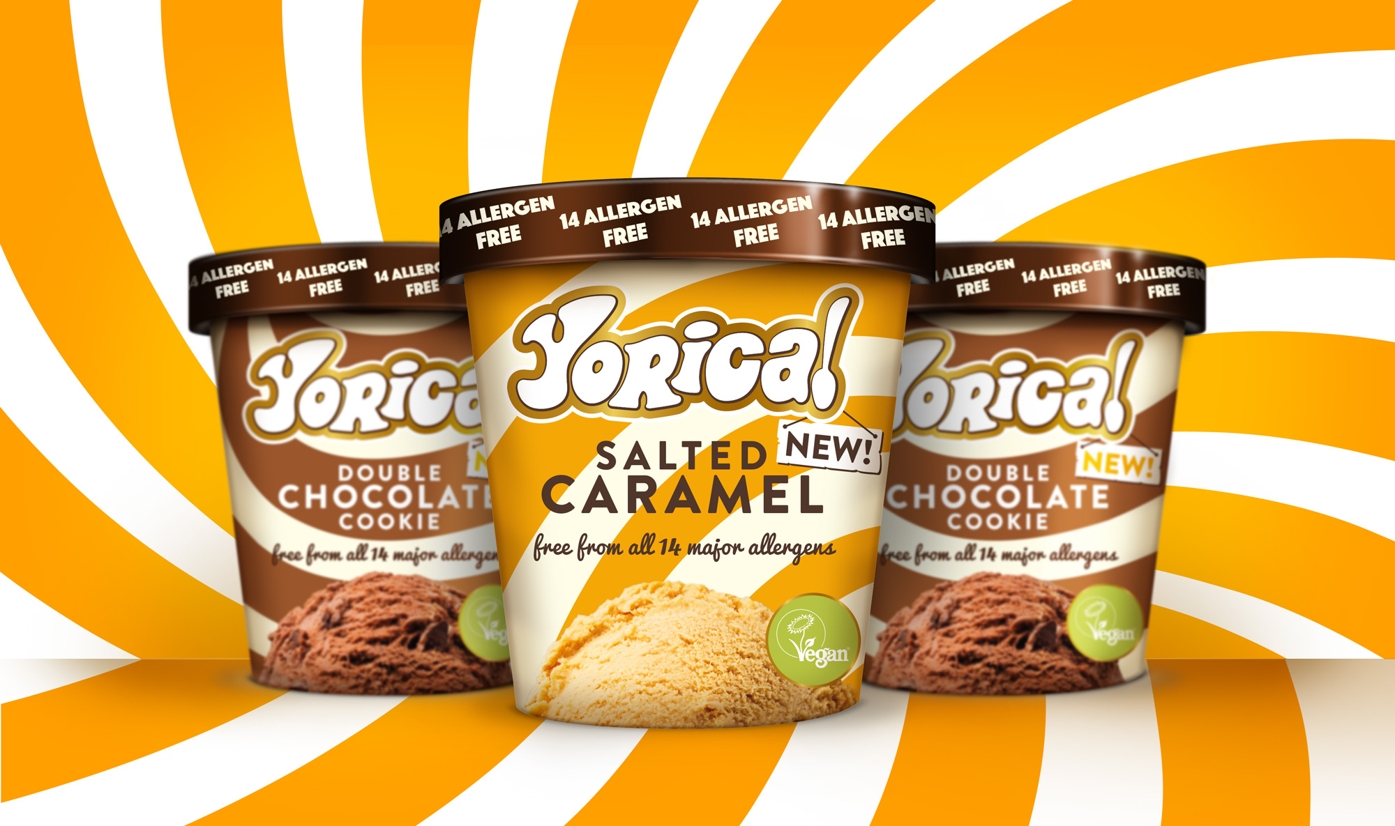 Brandon Gives ‘Free-From’ Frozen-Treat Brand Yorica! A Supercool New Identity