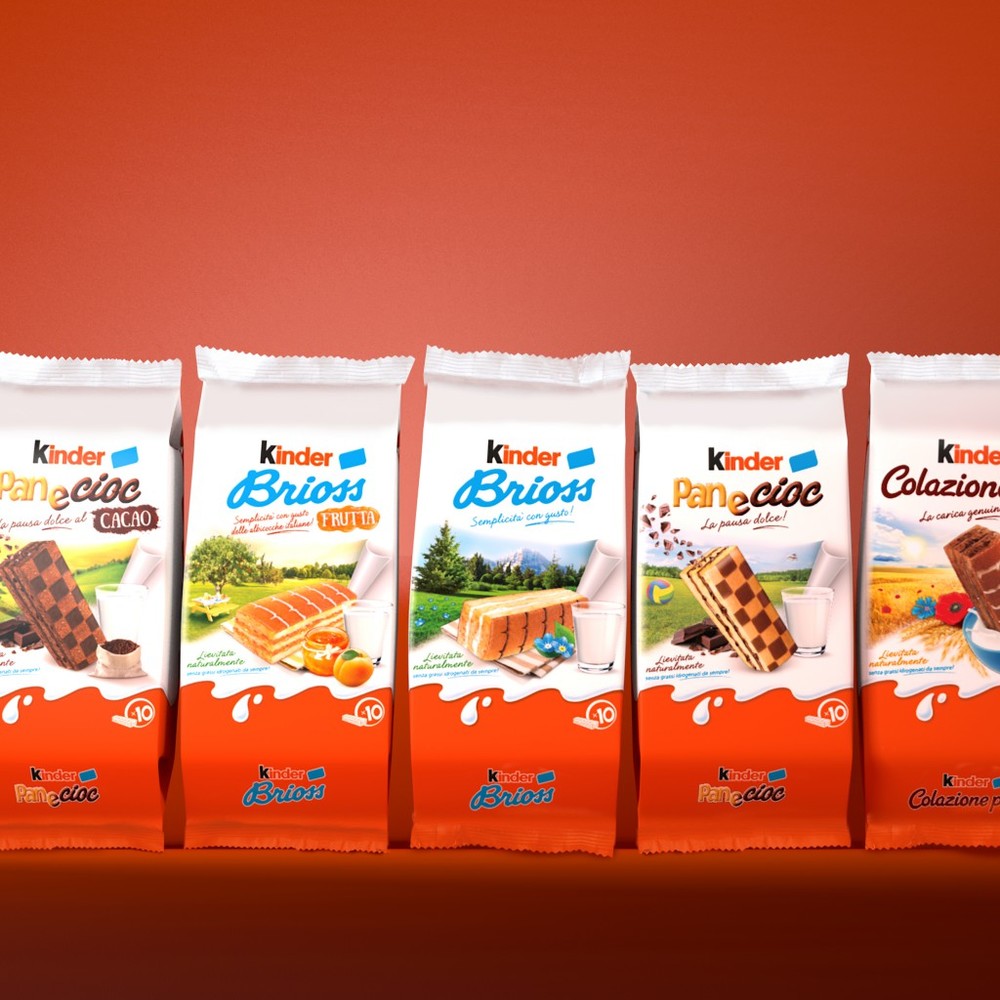 Break Brand & Packaging Design – Ferrero / Kinder Bakery Line
