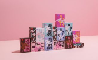 Easy Peasy Indie Cosmetic Brand and Packaging Designed by CFC