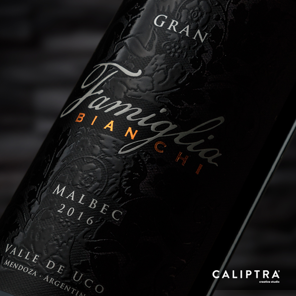 Label Design for Malbec 2016 from the Viticultural Region Southwest of Mendoza in Argentina