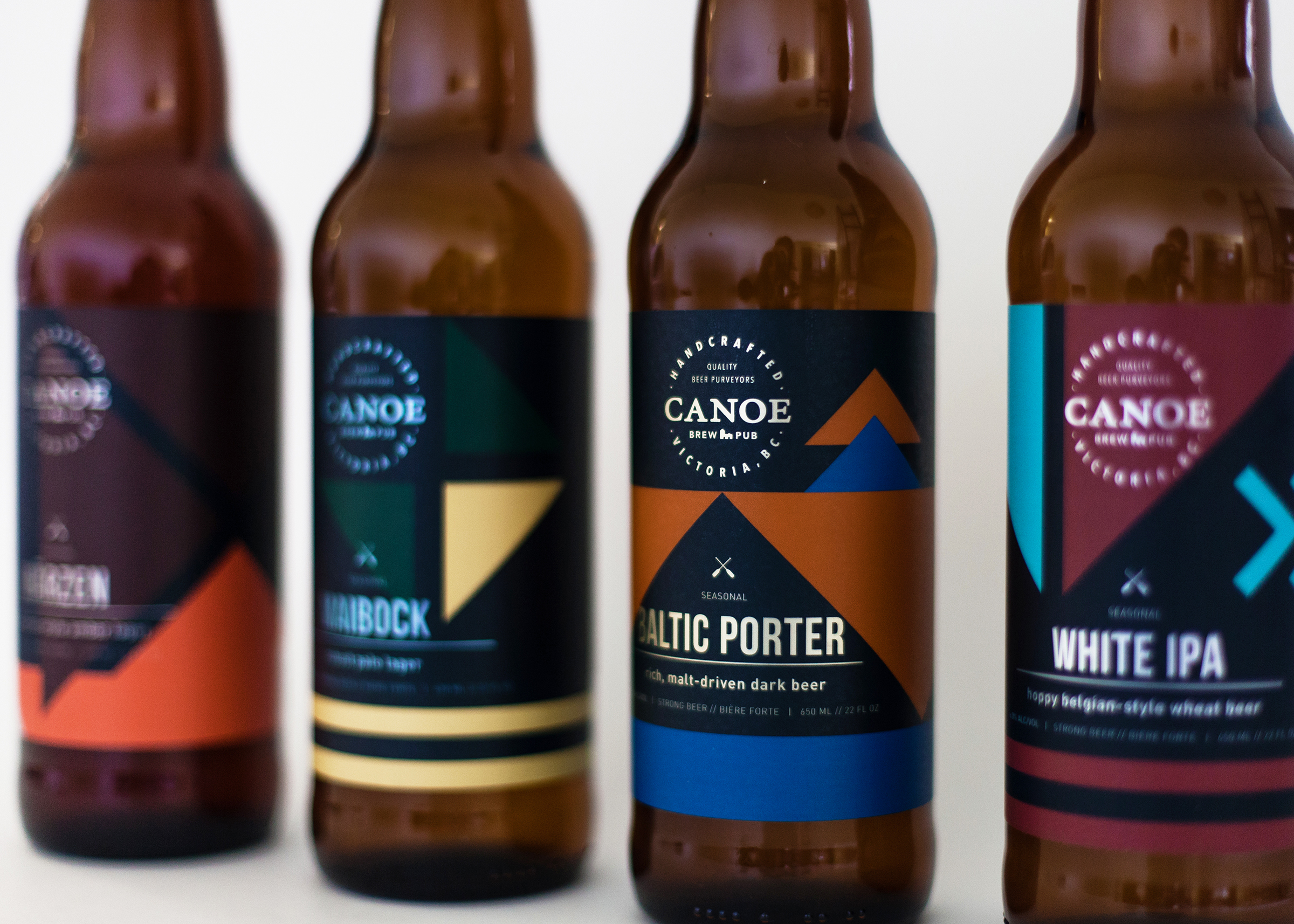Waterfront Brewery and Restaurant Labels Inspired by the Pacific Northwest Life for Canadian Beer