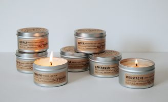 Canada’s West Coast Candle Brand with Simple Labelling and Design