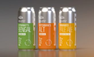 Clean, Minimal Packaging for an Ontario Craft Brewer