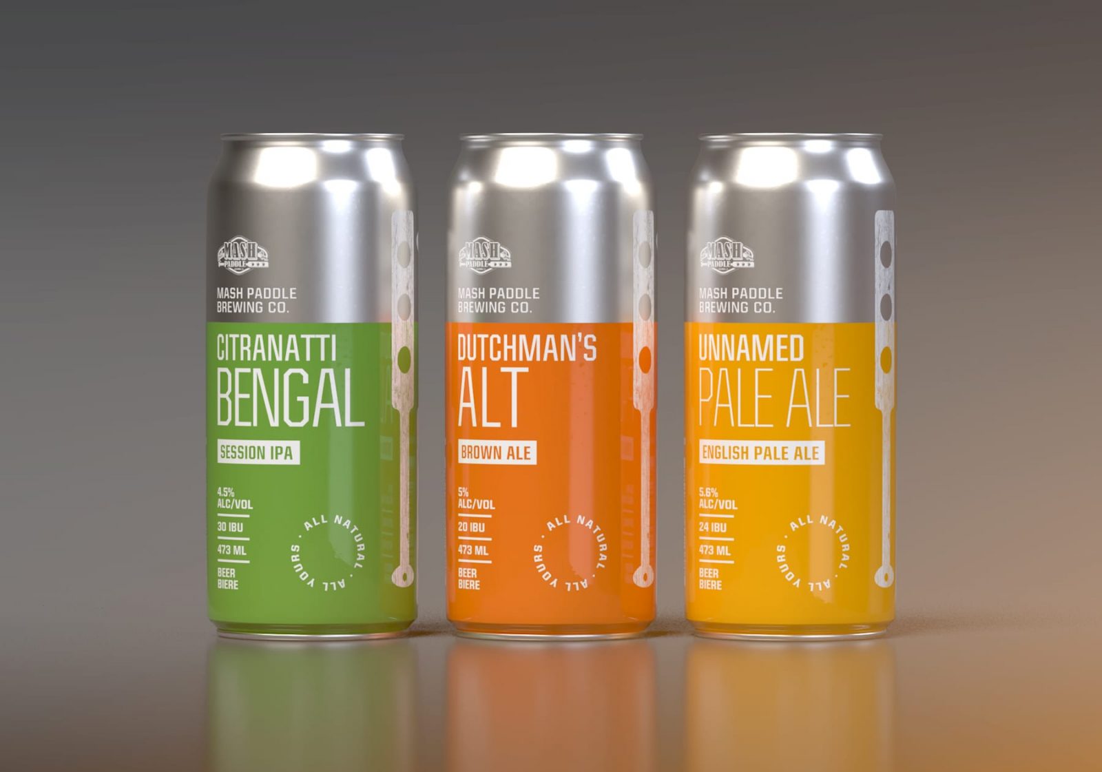 Clean, Minimal Packaging for an Ontario Craft Brewer