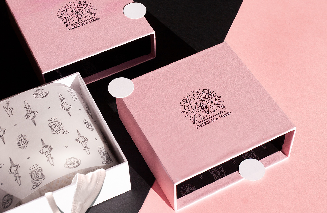 ‘Strangers & Taboo’ Packaging Design and Identity for Unconventional Underwear Brand