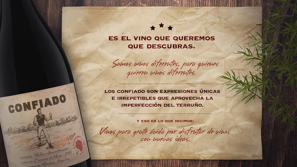 Confiado Wine Packaging Design / World Brand Design Society