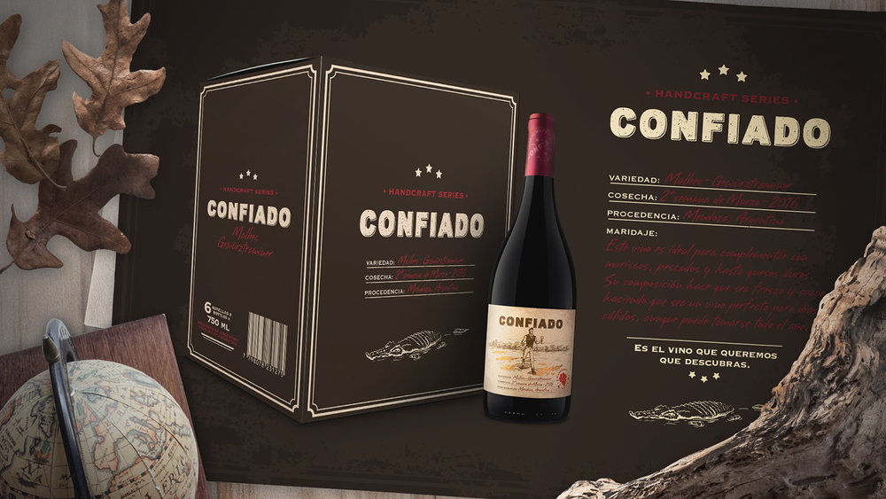 Confiado Wine Packaging Design / World Brand Design Society