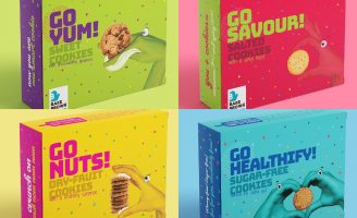 Quirky Conceptual Packaging Design for Cookie Box