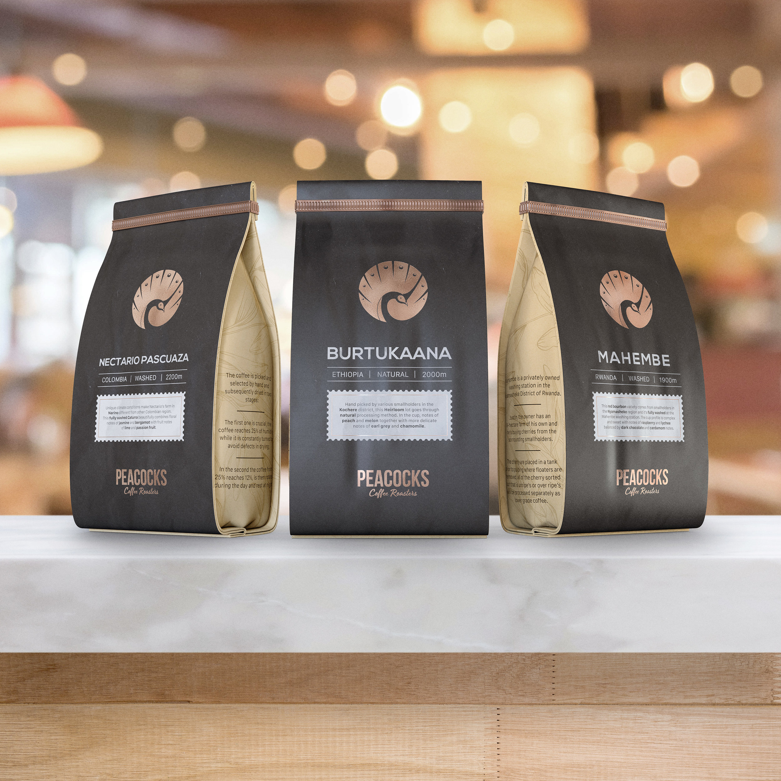 Elegant, Modern and Minimalist New Packaging Design for Coffee Roasters in Monza, Italy