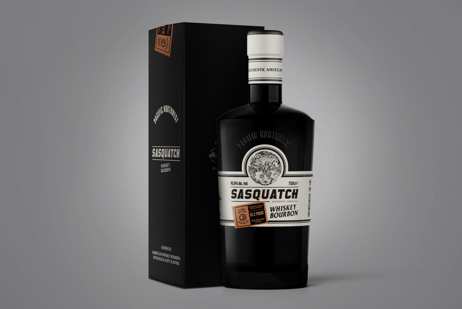 Packaging for a Whiskey Bourbon Brand