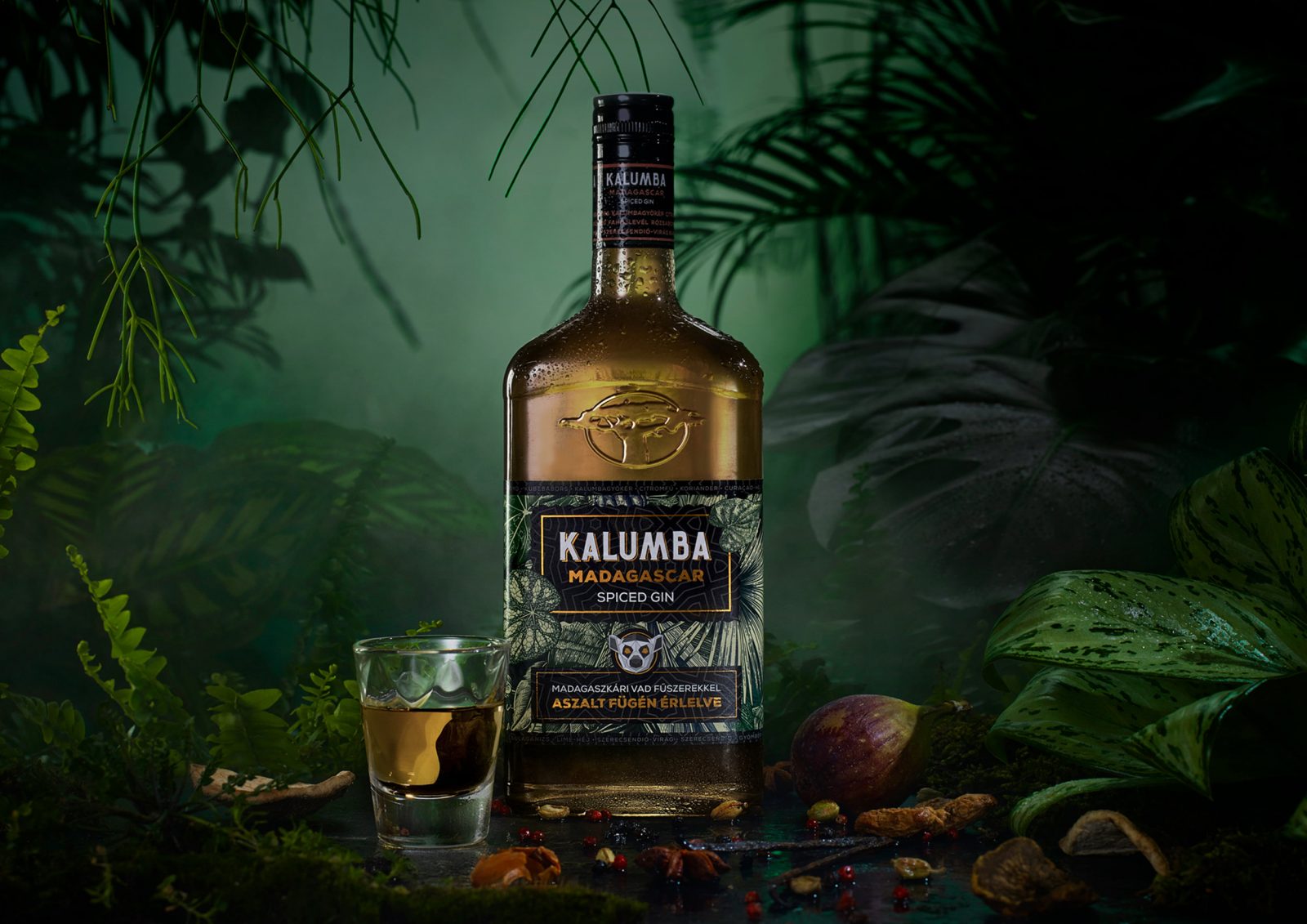 Kalumba Madagascar Spiced Gin Brand Design