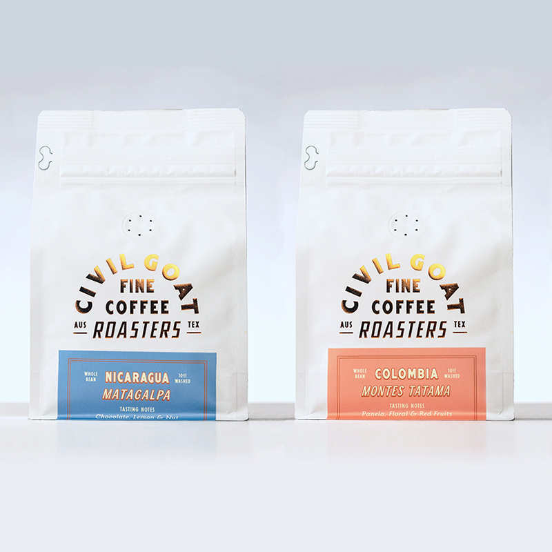 Rebrand and Packaging Redesign for Civil Goat Coffee Roasters