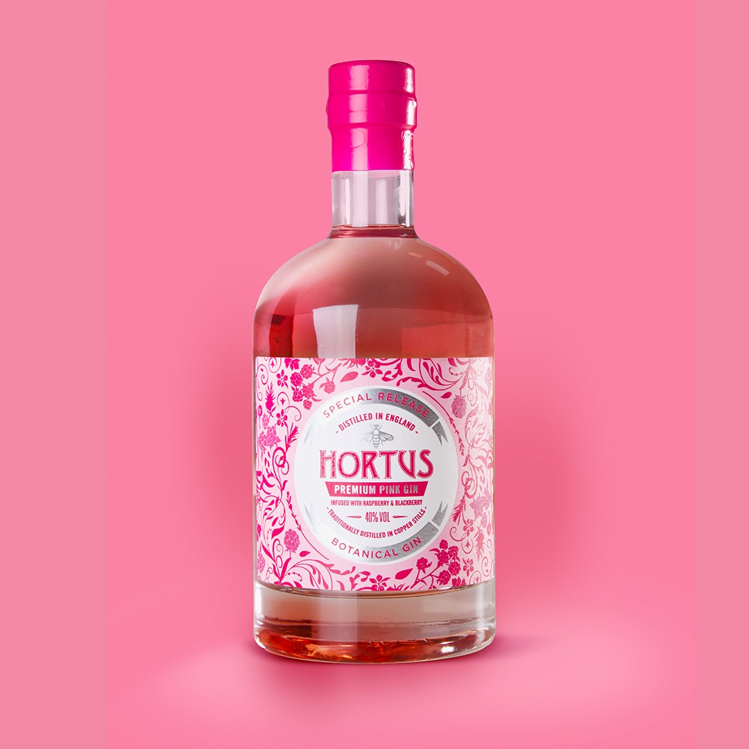 Pretty in Pink: Hortus Premium Pink Gin Packaging Design