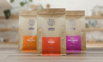 Brand Identity and Packaging Design for The Urban Spice Shop