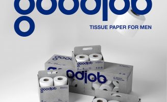 GOODJOB Tissue Paper for Men Packaging Design